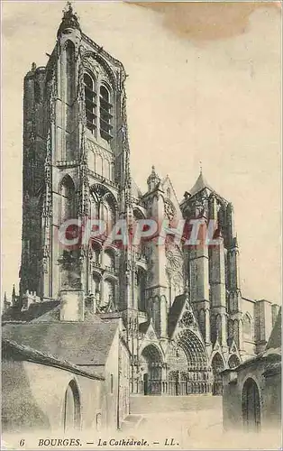 Cartes postales Bourges La Cathedrale