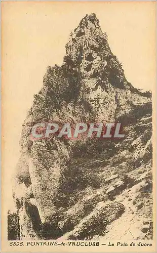 Cartes postales Fontaine de Vaucluse le Pain de Sucre