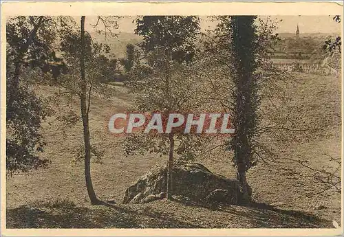 Cartes postales Haute Cour (Saone et Loire) Rocher pres duquel Ste Marguerie Marie Alacoque aimait a aller prier