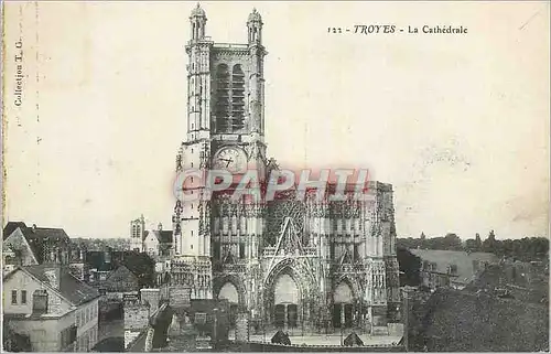 Cartes postales Troyes La Cathedrale