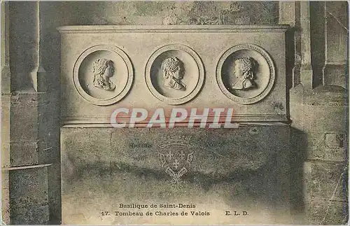 Cartes postales Basilique de Saint Denis Tombeau de Charles de Valois