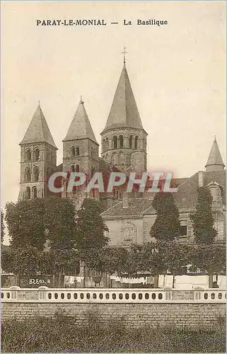 Cartes postales Paray le Monial La Basilique