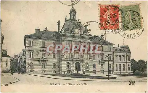 Cartes postales Meaux L'Hotel de Ville