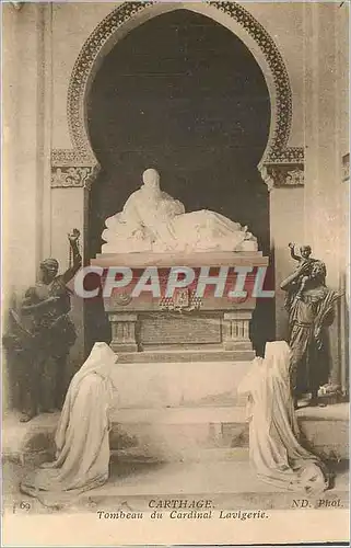 Cartes postales Carthage Tombeau du Cardinal Lavigerie
