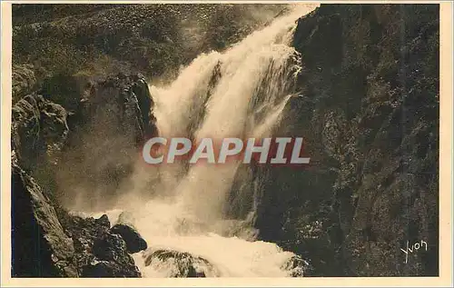 Ansichtskarte AK Environs d'Ax les Thermes (Ariege) Cascade au col de Puymorens