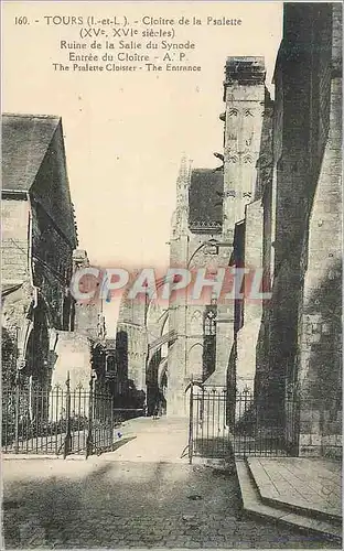 Ansichtskarte AK Tours (I et L) Cloitre de la Salette (XVe XVIe siecles) Ruine de la Psalette du Synode Entree du