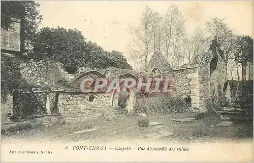 Ansichtskarte AK Pont Christ Chapelle Vue d'ensemble des ruines