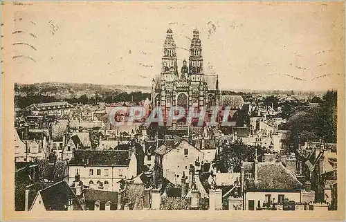 Ansichtskarte AK Tours La Cathedrale St Gatien (XIIe et XVIe siecles)