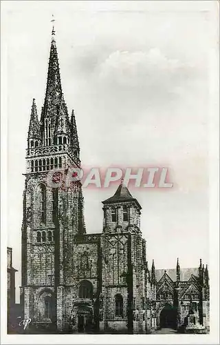 Cartes postales moderne Le Folgoet (Finistere) Facade de l'Eglise (XVe siecle)