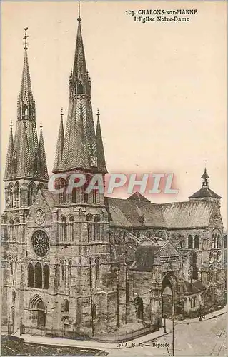 Cartes postales Chalons sur Marne L'Eglise Notre Dame