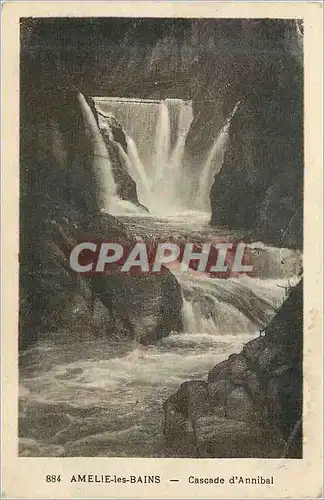 Cartes postales Amelie les Bains Cascade d'Annibal