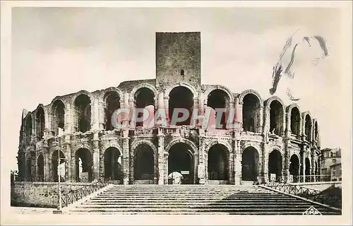 Moderne Karte Arles Ampitheatre Romain Vue exterieure