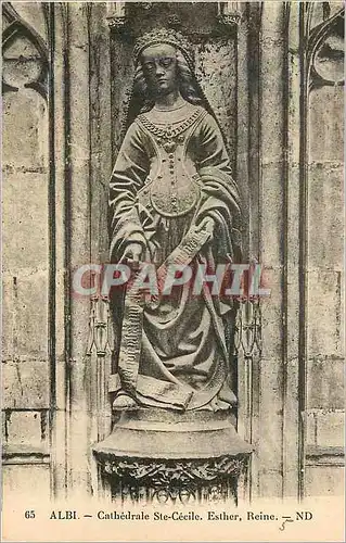 Cartes postales Albi Cathedrale Ste Cecile Esther Reine