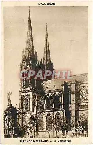 Cartes postales L'auvergne Clermont Ferrand La Cathedrale