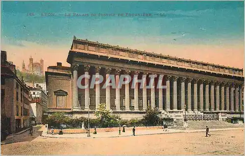 Cartes postales Lyon Le palais de Justice de Fourviere