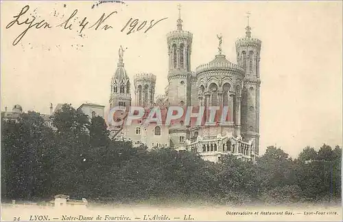 Cartes postales Lyon Notre Dame de Fourviere L'Abside