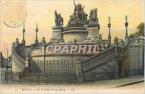 Cartes postales Rouen La Fontaine Sainte Marie