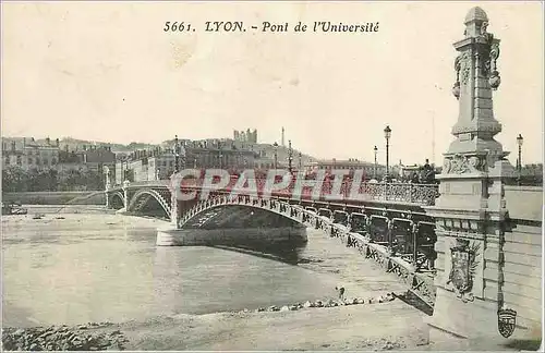 Ansichtskarte AK Lyon Pont de l'Universite