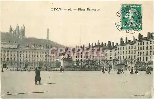 Cartes postales Lyon Place Bellecour