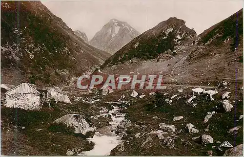 Moderne Karte Bagneres de Bigorre Cabanes de Tramezaygues et Pic du Midi