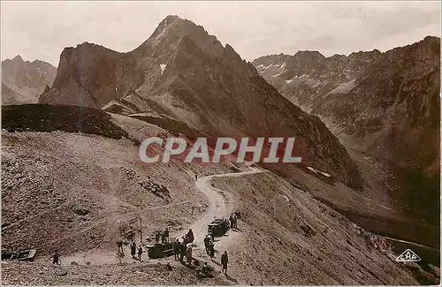 Cartes postales moderne Bagneres de Bigorre Le Col du Tourmalet Descente vers Bareges