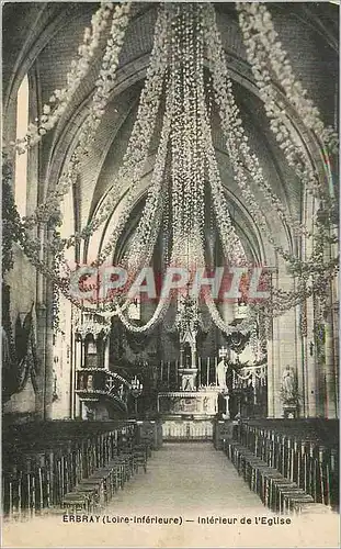 Ansichtskarte AK Erbay (Loire Inferieure) Interieur de l'Eglise