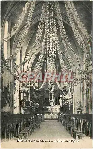 Cartes postales Erbay (Loire Inferieure) Interieur de l'Eglise