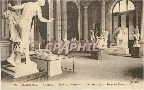 Cartes postales Bordeaux Le Musee Salle des sculptures