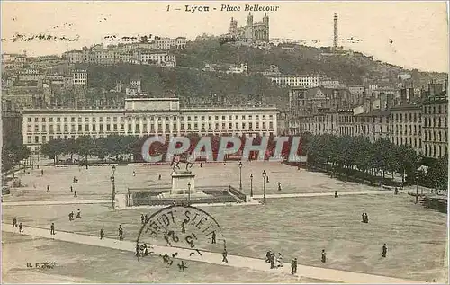 Cartes postales Lyon Place Bellecour