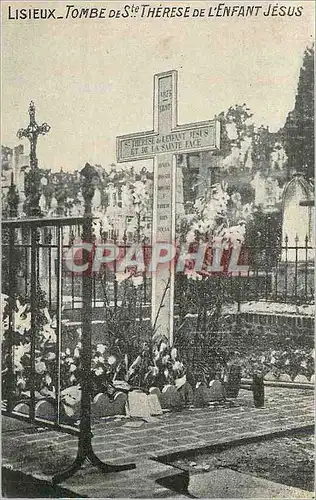 Cartes postales Lisieux Tombe de Ste Therese de l'Enfant Jesus