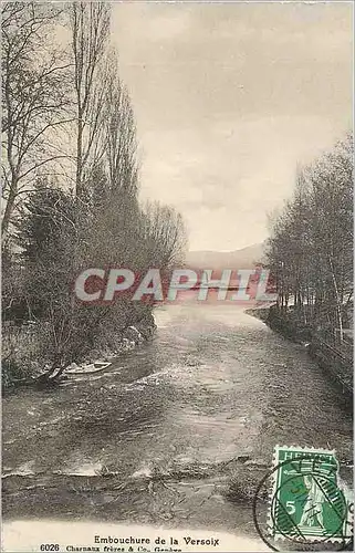Cartes postales Embouchure de la Versoix Bateau