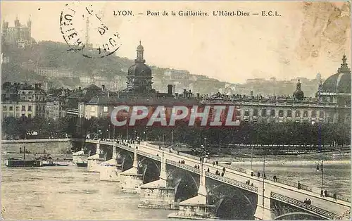 Cartes postales Lyon de la Guillotiere L'Hotel Dieu