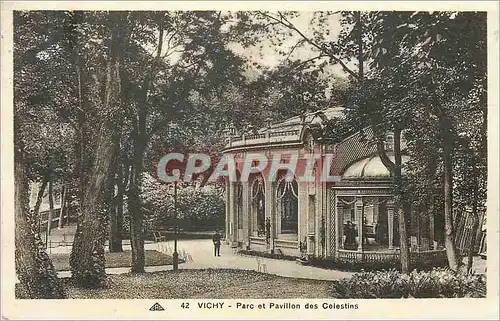 Ansichtskarte AK Vichy Parc et Pavillon des Celestins