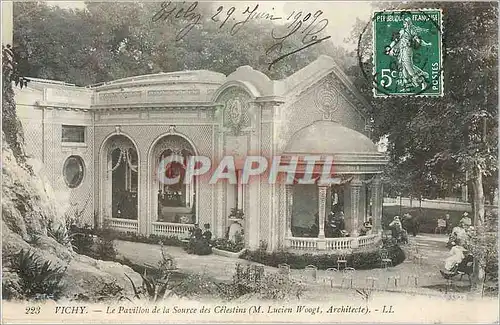 Cartes postales Vichy Le Pavillon de la Source des Celestins (M Lucien Woogt Architecte)