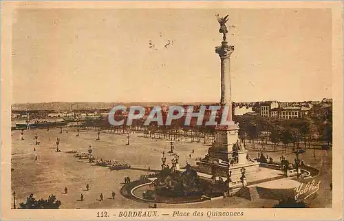 Cartes postales Bordeaux Place des Quinconces