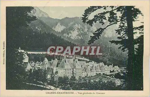 Cartes postales Grande Chartreuse Vue generale du couvent