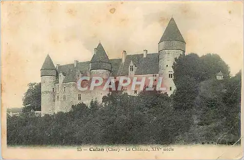 Cartes postales Culan (Cher) Le Chateau XIVe siecle