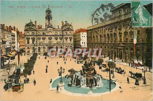 Cartes postales Lyon Place des Terreaux