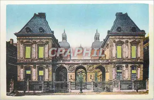 Cartes postales Lyon (Rhone) Hotel de Ville Facade et Place de la Comedie