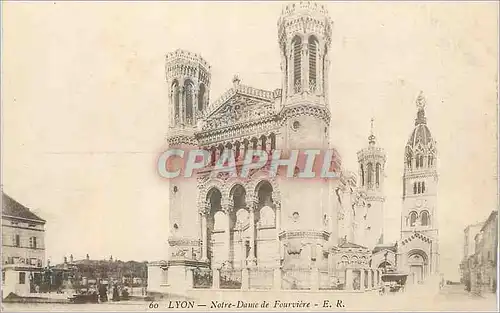 Cartes postales Lyon Notre Dame de Fourviere