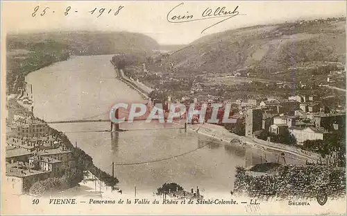 Ansichtskarte AK Vienne Panorama de la Vallee du Rhone et de Sainte Colombe