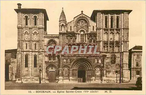 Ansichtskarte AK Bordeaux Eglise Sainte Croix (VIe siecle)