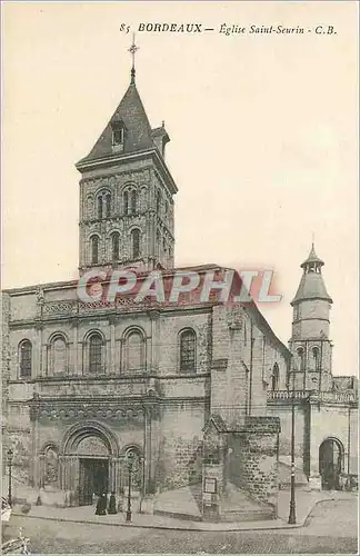 Cartes postales Bordeaux Eglise Saint Seurin