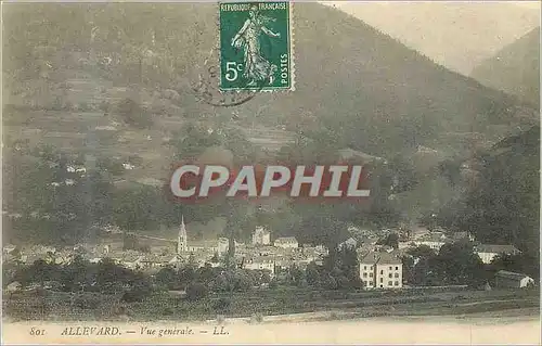 Cartes postales Allevard Vue generale