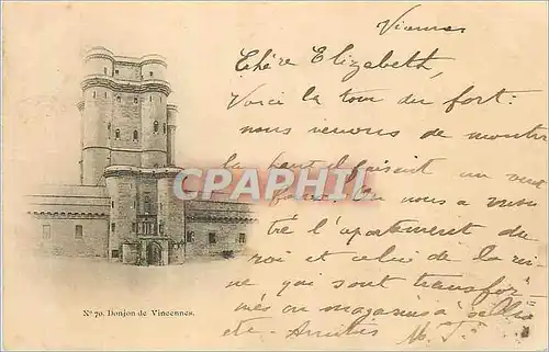 Cartes postales Donjon de Vincennes (carte 1900)