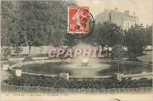 Cartes postales Epinal Le Cours Le Bassin