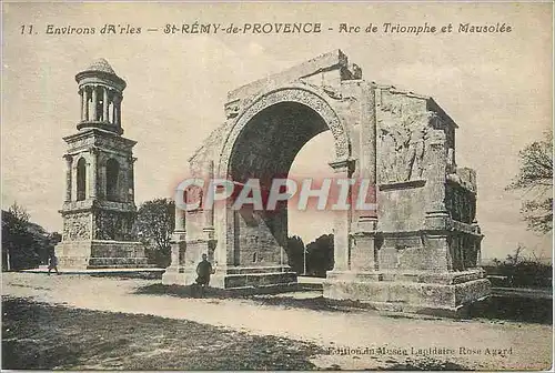 Cartes postales Environs d'Arles St Remy de Provence Arc de Triomphe et Mausolee