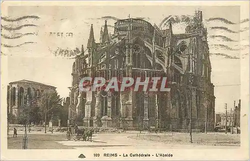 Cartes postales Reims La Cathedrale L'Abside
