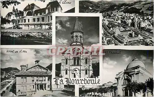 Cartes postales moderne La Bourboule (Puy de Dome) Le casino Hotel de ville Et thermal