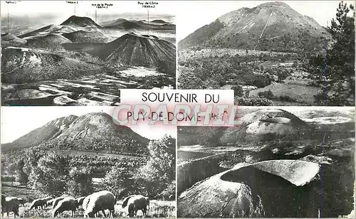 Cartes postales moderne Souvenir du Puy de Dome Les Monts Domes La Chaine des Puys (Pilote Op R Henrard)